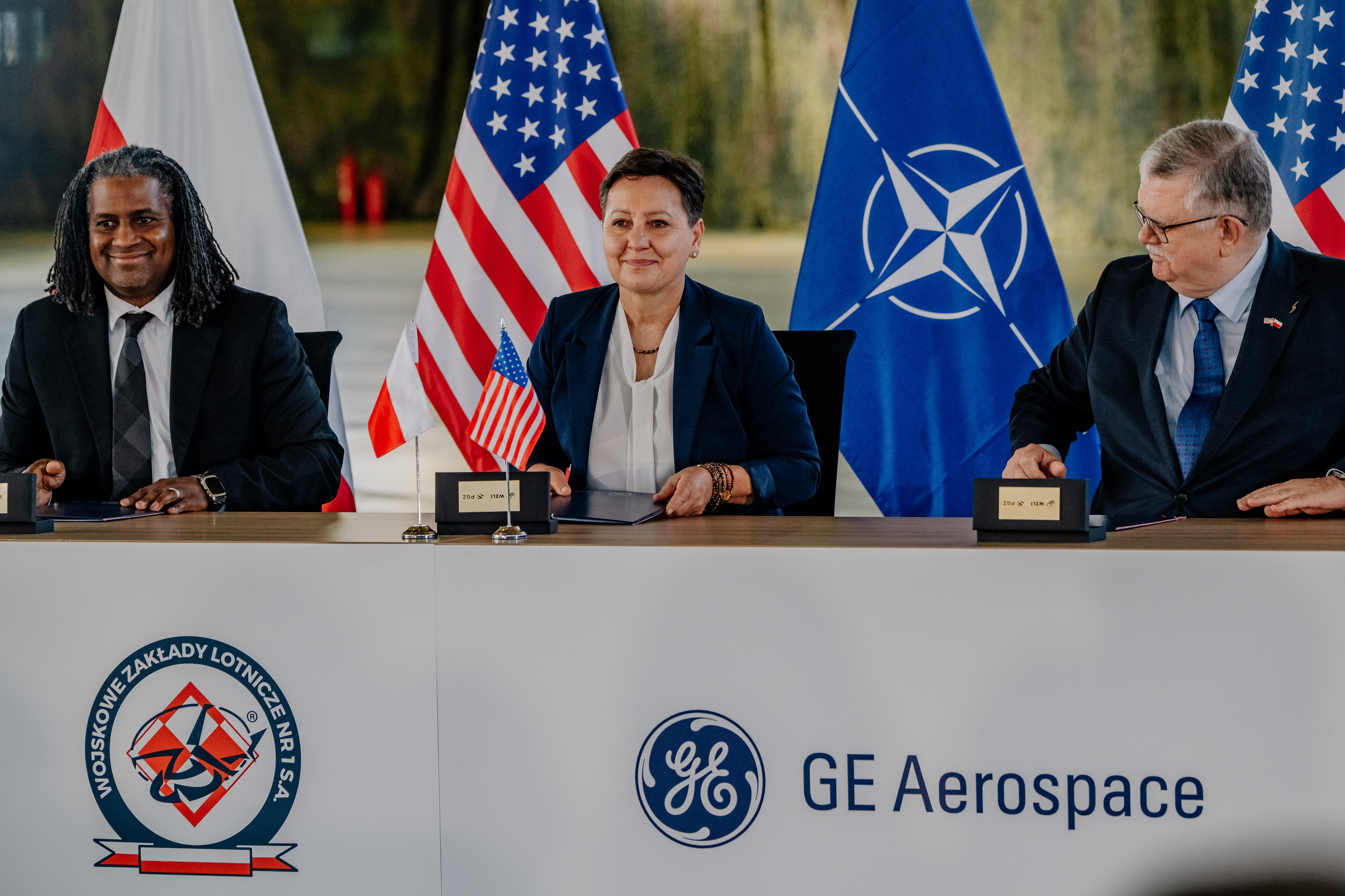 Photo caption: (left to right) Shawn Warren, Vice President, Defense & Systems,...