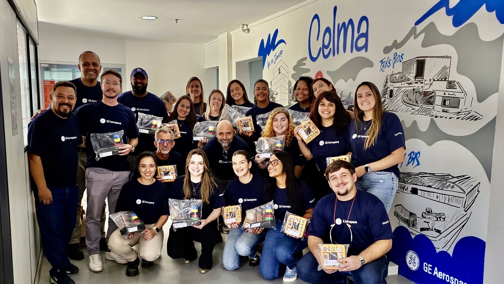 GE Aerospace Celma volunteers
