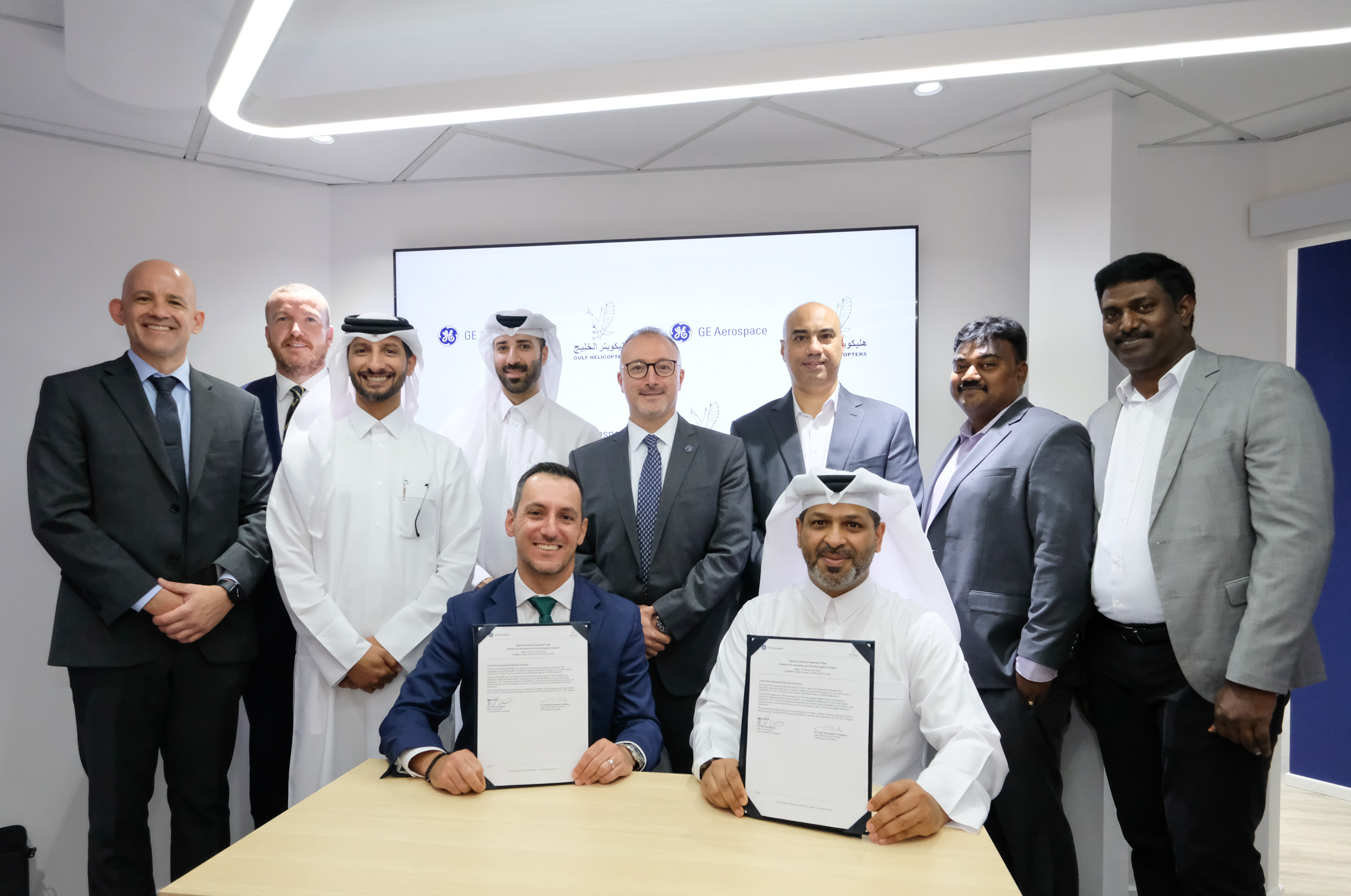 Gulf Helicopters Company and GE Aerospace sign MENA region’s first TrueChoice...