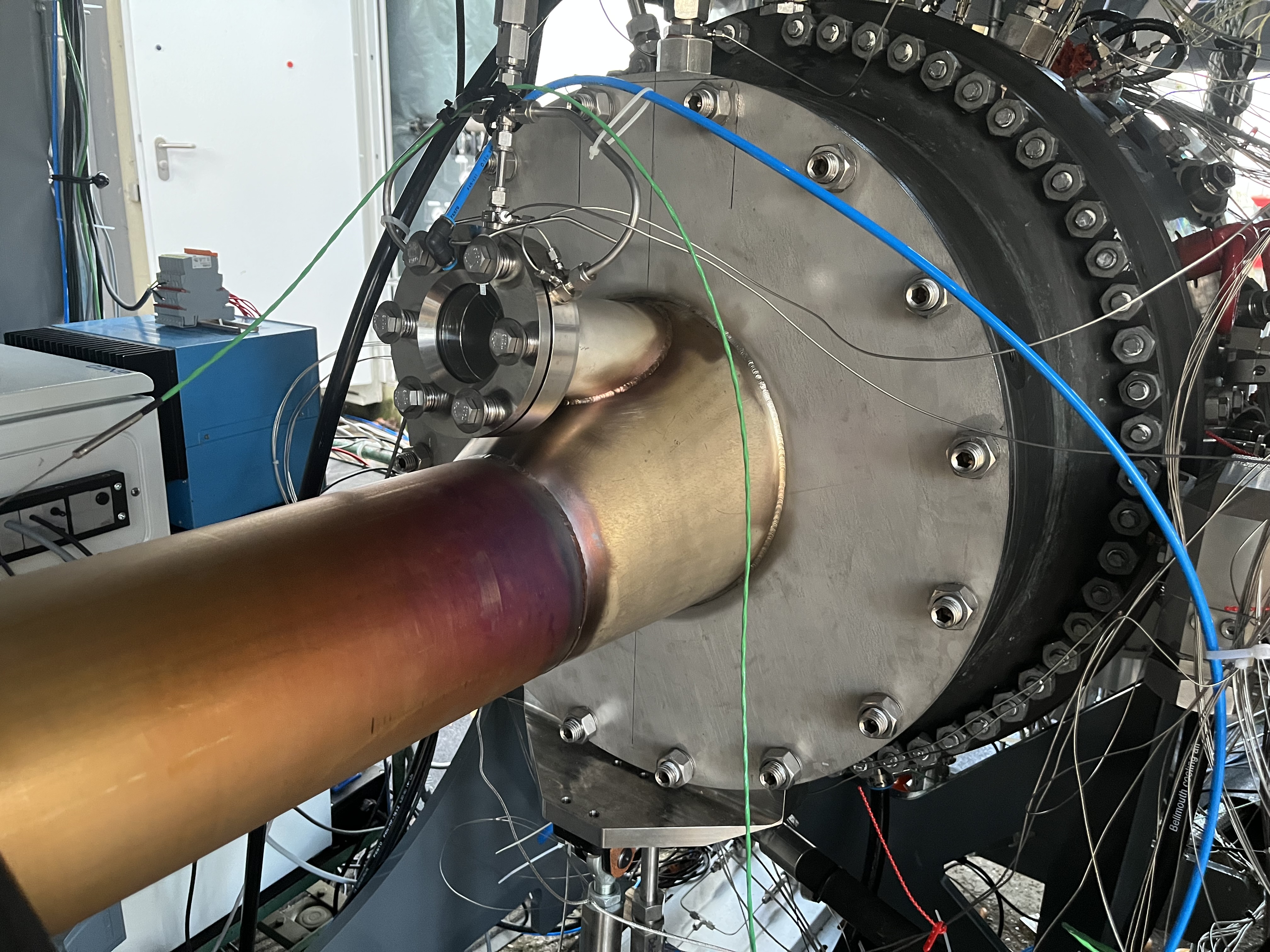 Hydrogen combustion testing