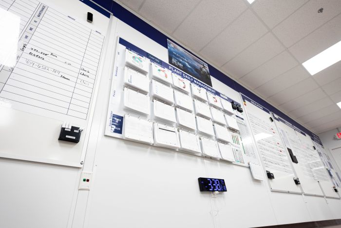 Room with charts