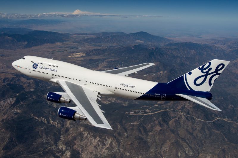 FTB in flight with new livery in full view