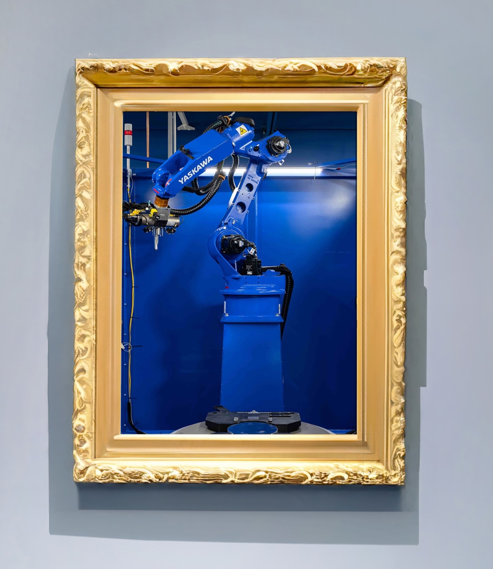 XRF scanner as framed photo