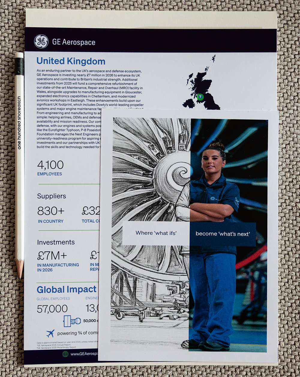 GE Aerospace is proud to invest in the next generation of engineers, from supporting hundreds of students at Farnborough College of Technology to reaching thousands more through partnerships in Warsaw and beyond.