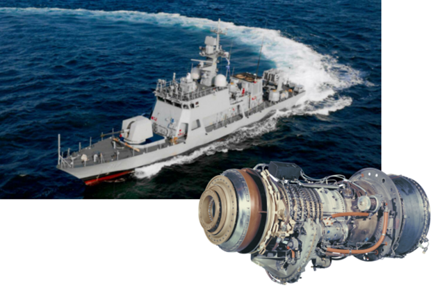 PKX-B Chamsuri PKMR 211 Class, Batch-I / LM500 marine gas turbine