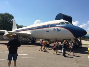 Elvis Presley’s Convair 880 still resides at his Graceland home in Memphis and is available for tours.