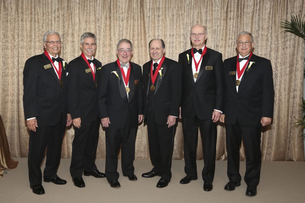 From left to right: Richard (Rick) Albrecht, Dr. Christopher (Chris) C. Glynn, William (Bill) S. Clapper, Jan C. Schilling, Thomas (Tom) A. Brisken, Dr. Robert (Bob) E. Schafrik (not pictured: Russell (Russ) F. Sparks)