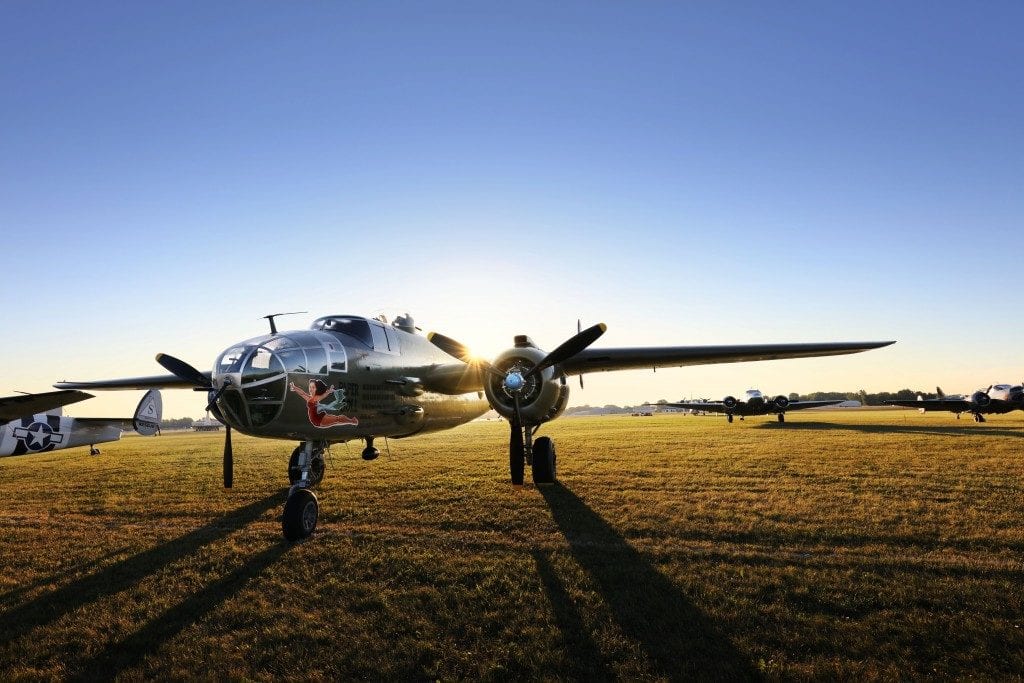 A morning at Oshkosh.