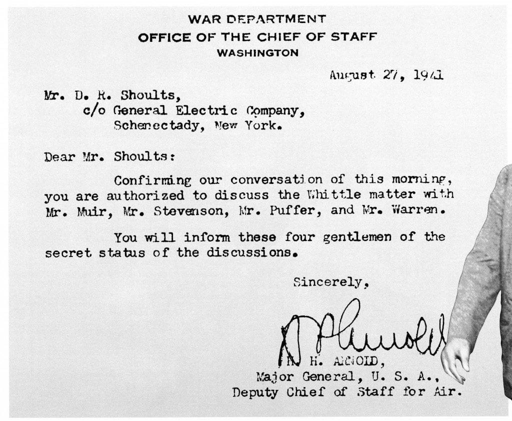 The War Department believed GE had the know-how and talent to finish its first jet engine. Image credit: Museum of Innovation and Science Schenectady