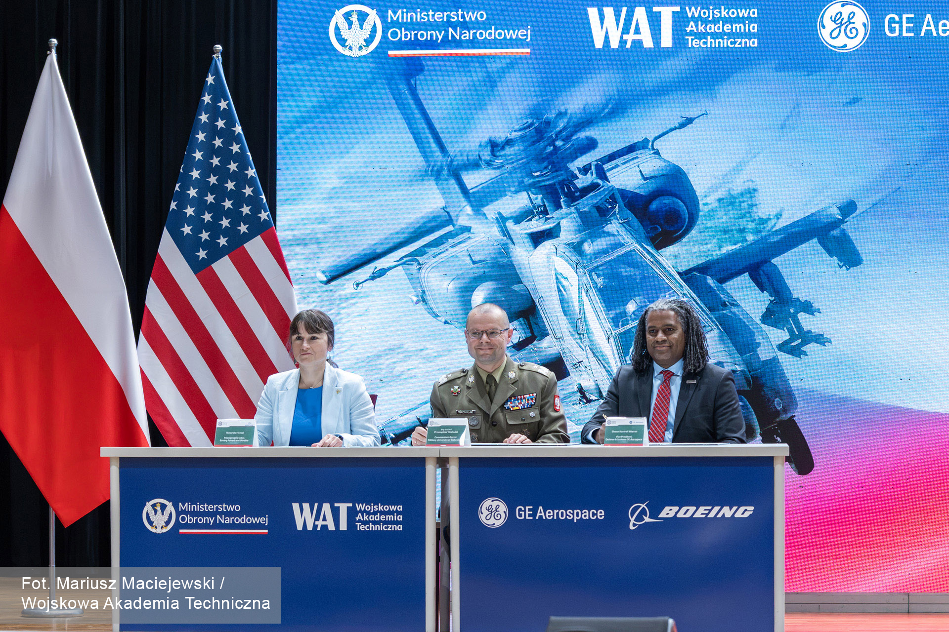 Honorata Hencel, Managing Director for Poland and Ukraine, Boeing; Brig. Gen....