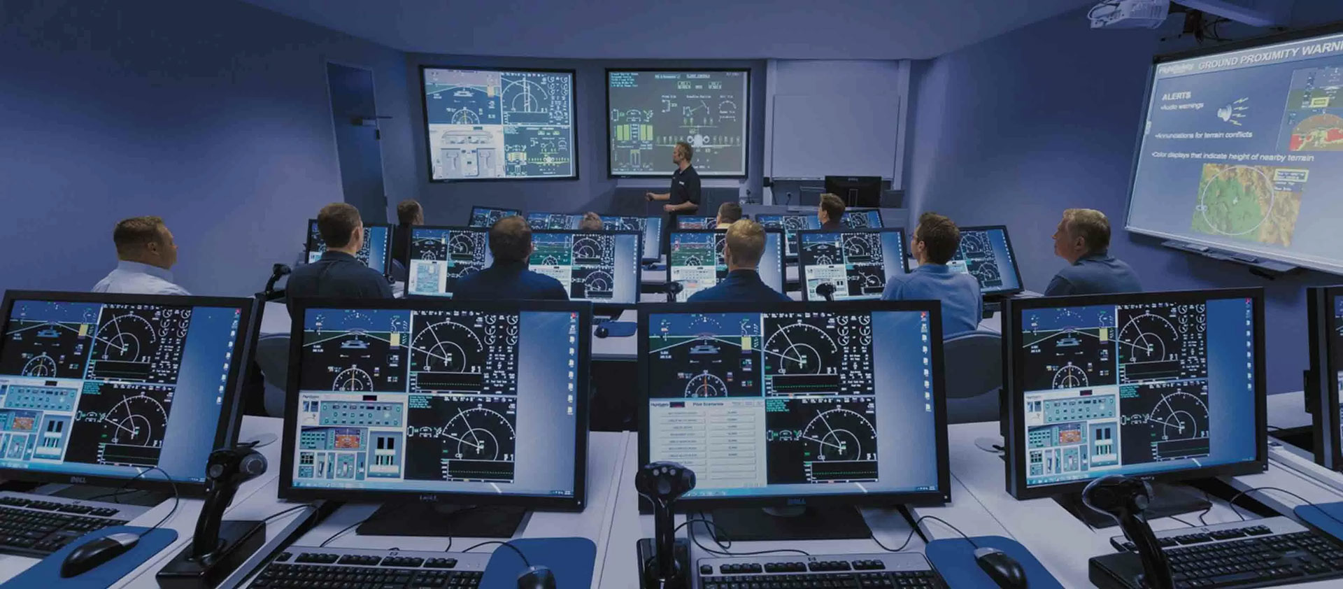 Pilots in the airport